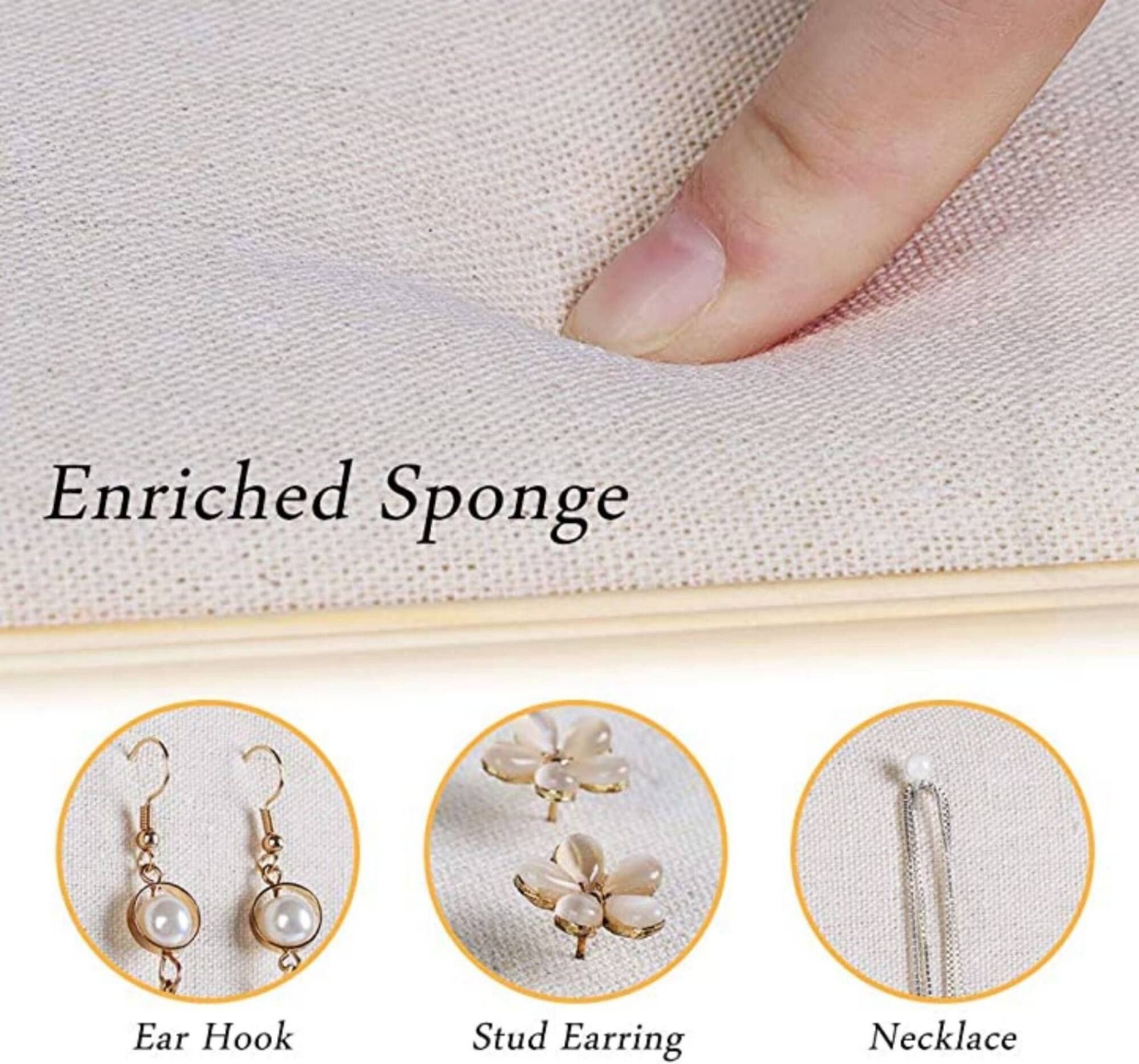 NEX™ Wall-Mounted Jewelry Display Organizer with Stand